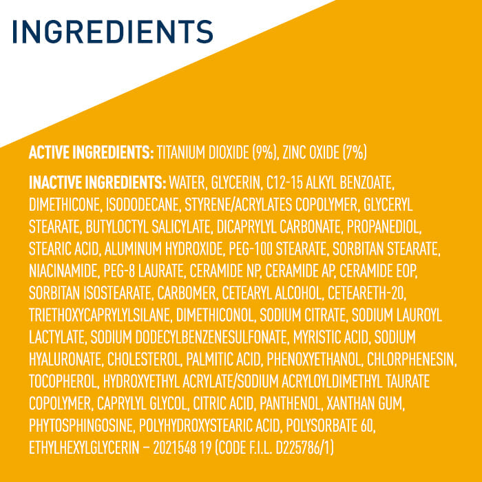 CeraVe Sunscreen Body Hydrating Sunscreen Body Lotion Spf